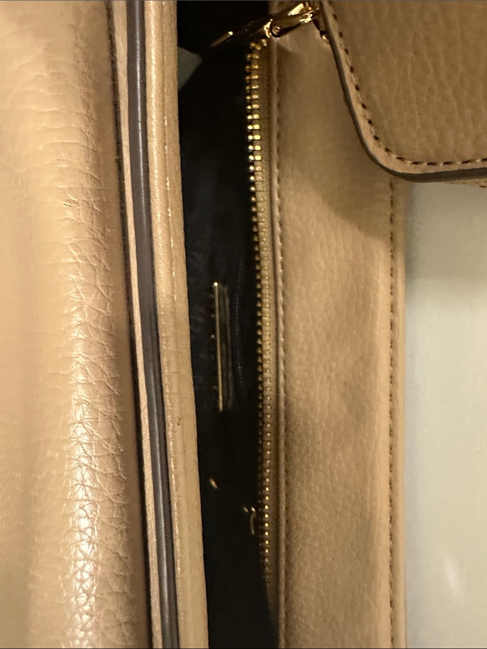 Steve Madden Taupe Crossbody Bag with Branded Canvas Strap - Picture 3 of 8